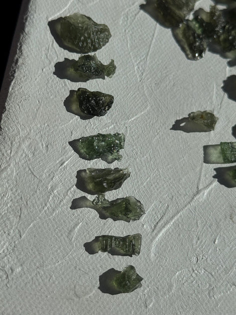 Mini Moldavite Stone, 0.1g - 0.9g