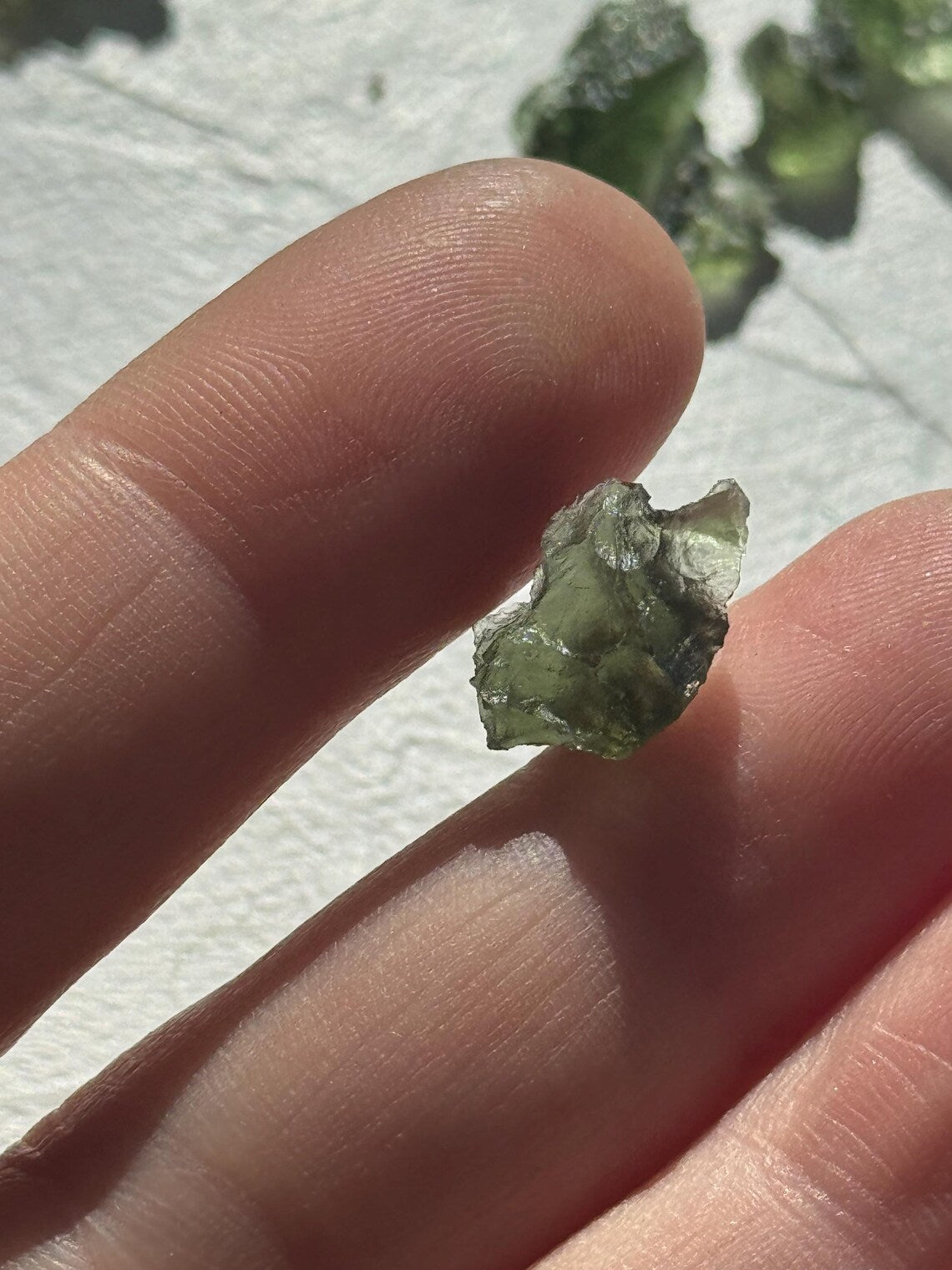 Mini Moldavite Stone, 0.1g - 0.9g