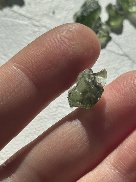 Mini Moldavite Stone, 0.1g - 0.9g