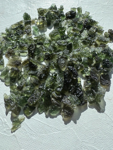 Mini Moldavite Stone, 0.1g - 0.9g