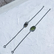 Elegant Moldavite Bracelet, Chlum, 0.8g