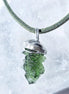 Hedgehog Moldavite Pendant, Nesměň, 1.67g