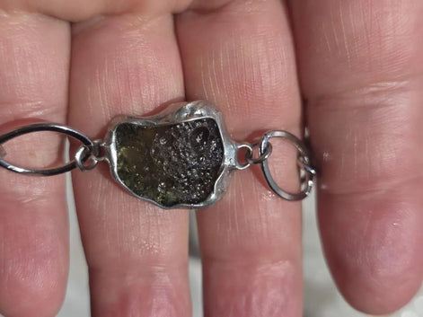 Moldavite Bracelet, Chlum, 2.5g
