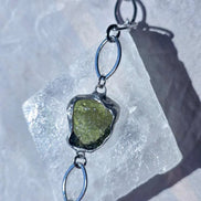 Moldavite Bracelet, Chlum, 2.5g