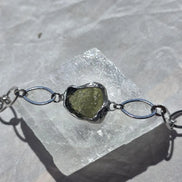 Moldavite Bracelet, Chlum, 2.5g