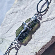 Raw Moldavite Bracelet, Chlum, 2.9g