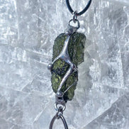 Raw Moldavite Bracelet, Chlum, 2.9g