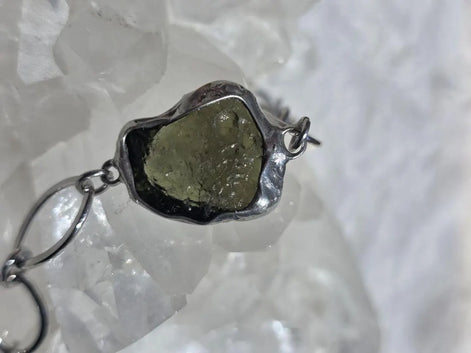 Moldavite Bracelet, Chlum, 2.5g