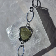 Moldavite Bracelet, Chlum, 2.5g