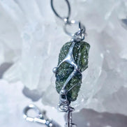 Raw Moldavite Bracelet, Chlum, 2.9g