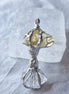 Libyan Desert Glass & Herkimer Diamond Tree Necklace
