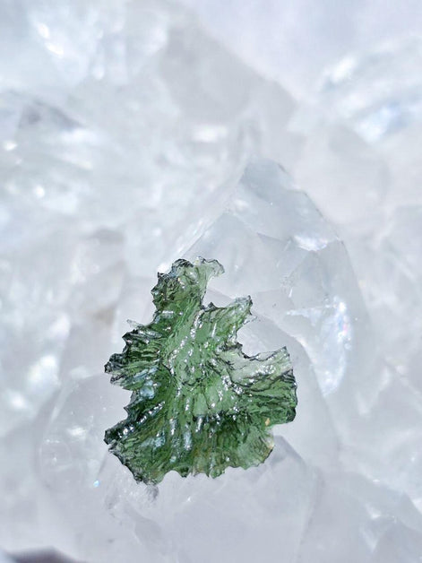Angel Chime Moldavite Stone, Nesměň, 1.30g