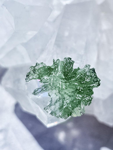 Angel Chime Moldavite Stone, Nesměň, 1.30g