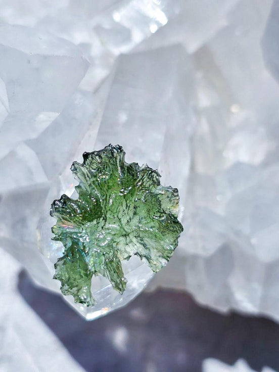 Angel Chime Moldavite Stone, Nesměň, 1.30g