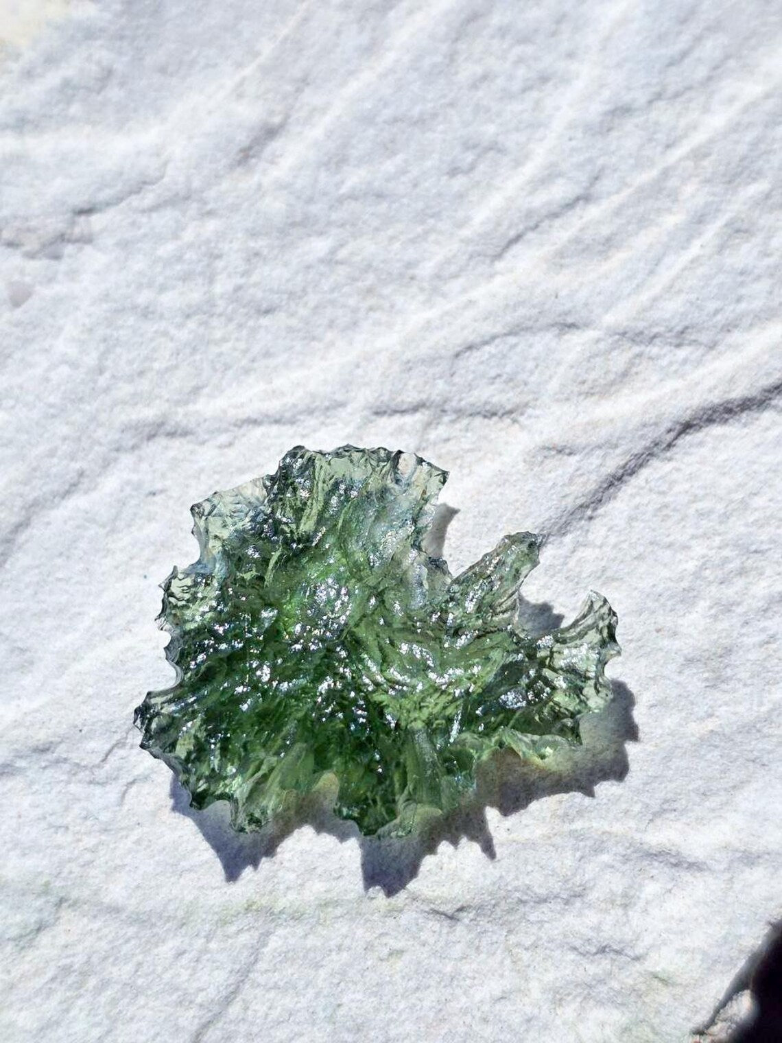 Angel Chime Moldavite Stone, Nesměň, 1.30g
