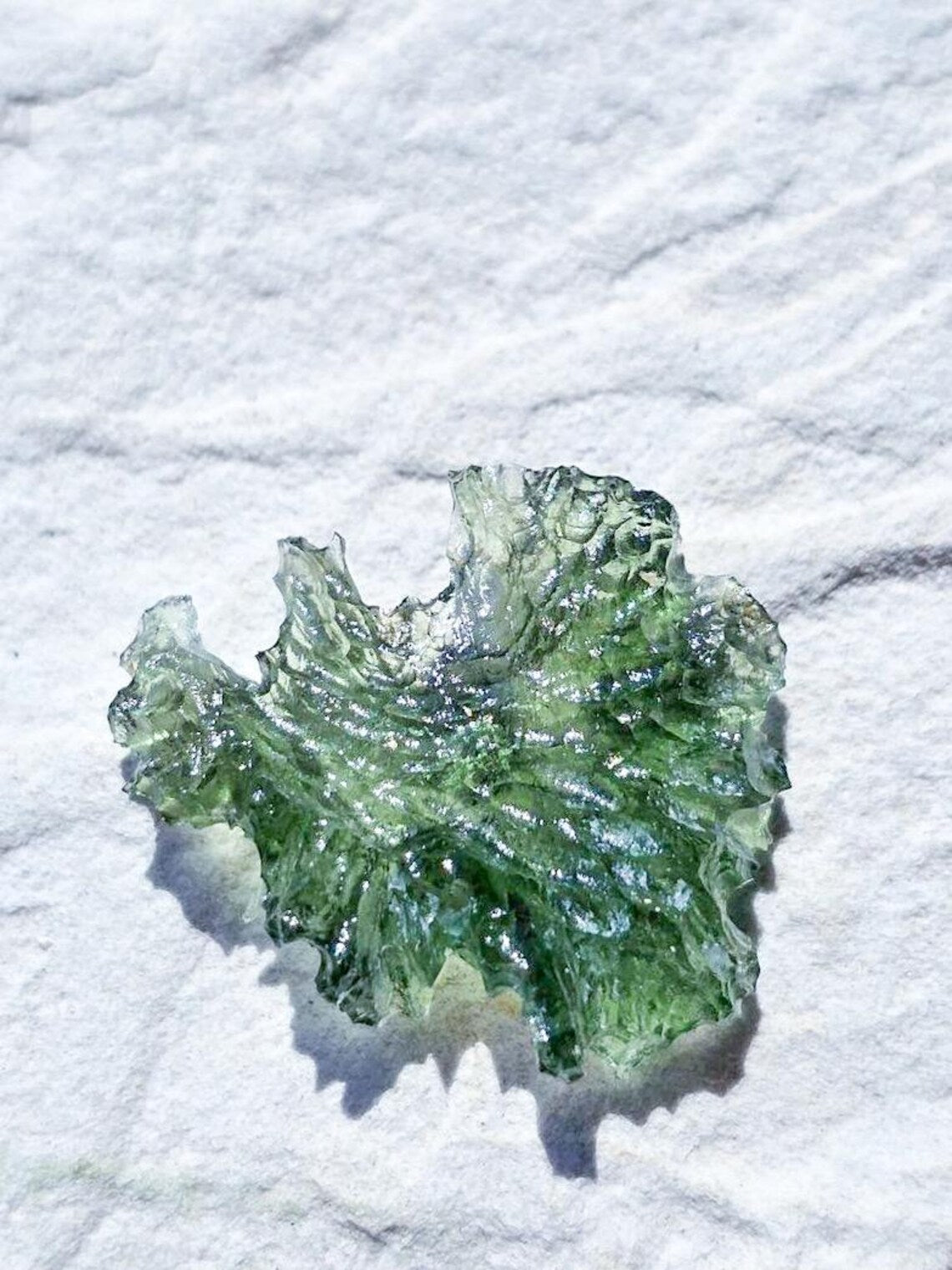 Angel Chime Moldavite Stone, Nesměň, 1.30g