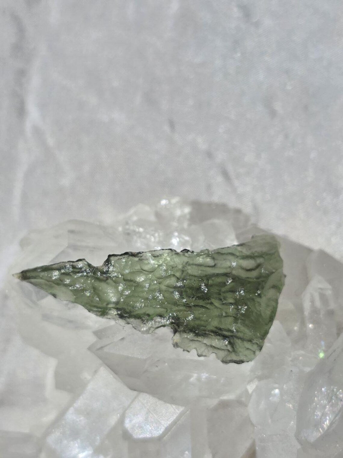 Elegant Moldavite Stone, Vrábče, 2.19g