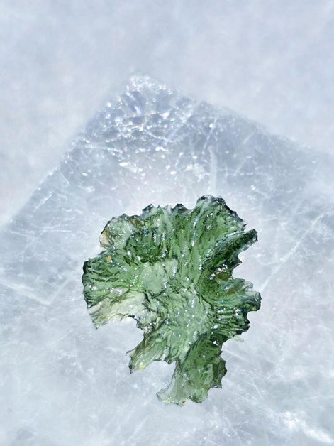 Angel Chime Moldavite Stone, Nesměň, 1.30g