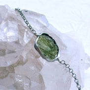 Elegant Moldavite Bracelet, Chlum, 0.8g