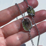 Elegant Moldavite Bracelet, Chlum, 0.8g
