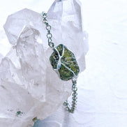 Elegant Moldavite Bracelet, Chlum, 0.8g