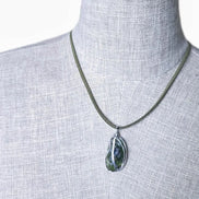 Olive-Green Moldavite Pendant, Vrábče, 2.90g