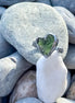 Moldavite Heart Ring, Nesměň, 0.94g