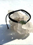 Authentic Moldavite Braided Cord Bracelet, Chlum, 1g