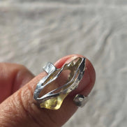 Libyan Desert Glass Ring, 1.7g