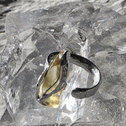 Libyan Desert Glass Ring, 1.7g