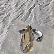 Libyan Desert Glass Ring, 1.7g