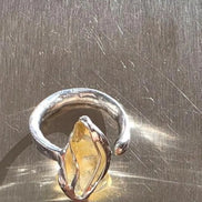 Libyan Desert Glass Ring, 1.7g