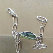 Natural Moldavite Bracelet, Chlum, 1g