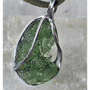 Raw Moldavite Pendant, 3.5g
