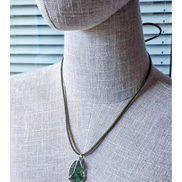 Raw Moldavite Pendant, 3.5g