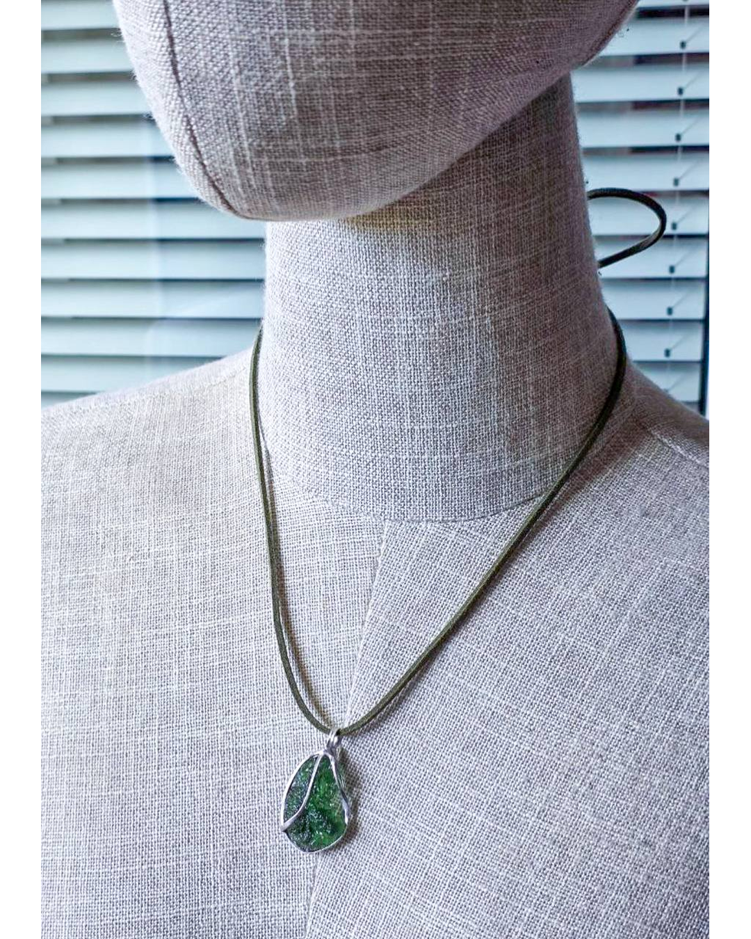 Raw Moldavite Pendant, 3.5g